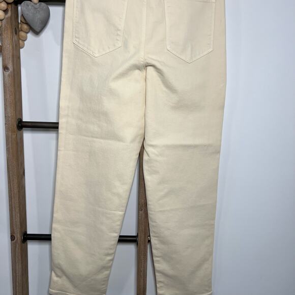 Athleta‎ Sculptek Flex Bone Cream Jeans Size 10 - Picture 6 of 9